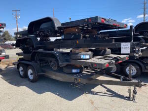 (4) 2016 CARSON 6' X 17' HEAVY DUTY CAR HAULER WITH STEEL BED 4543KG/9995 POUND CAPACITY SC172 TRAILERS VIN#'S 4HXSC1728HC189987, 4HXSC1721HC189961, 4HXSC1720HC189949, 4HXSC1725HC189977 (LOCATION: 18925 South Western Ave,Torrance, CA 90503)24)