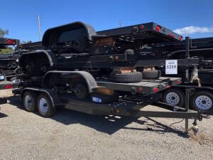 (4) 2016 CARSON 6' X 17' HEAVY DUTY CAR HAULER WITH STEEL BED 4543KG/9995 POUND CAPACITY SC172 TRAILERS VIN#'S 4HXSC1726HC189857, 4HXSC1726HC189826, 4HXSC1723HC189847, 4HXSC172XHC189859 (LOCATION:18925 South Western Ave,Torrance, CA 90503)