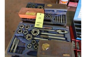 LOT: (5) Assorted Tap & Die Sets, (1) Box Assorted Taps