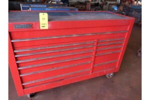 LOT: Proto 12-Drawer Rolling Tool Box, with Assorted Tools