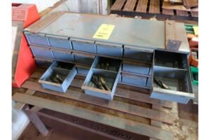 LOT: (2) Assorted Drill Bit Cabinets, with Assorted Bits