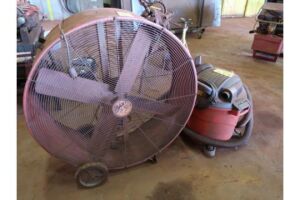 LOT: (1) Max 42 in. Air Circulation Fan, (1) Craftsman 6.5 HP, 20 Gallon Shop Vacuum