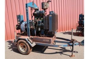 Thompson 6 in. x 6 in. Pump, S/N 6JSCEN-130 (2012), Trailer Mounted, John Deere 4-Cylinder Diesel, 989 hours indicated