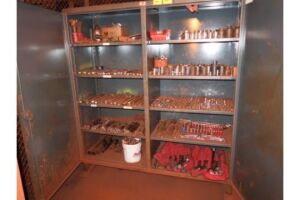 LOT: Miscellaneous Equipment including Sockets, Combination Wrenches (contents of Strong Hold cabinet)