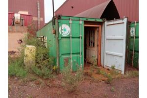 40 ft. Cargo Container Used as Lunch Room, with Contents (next to garage)